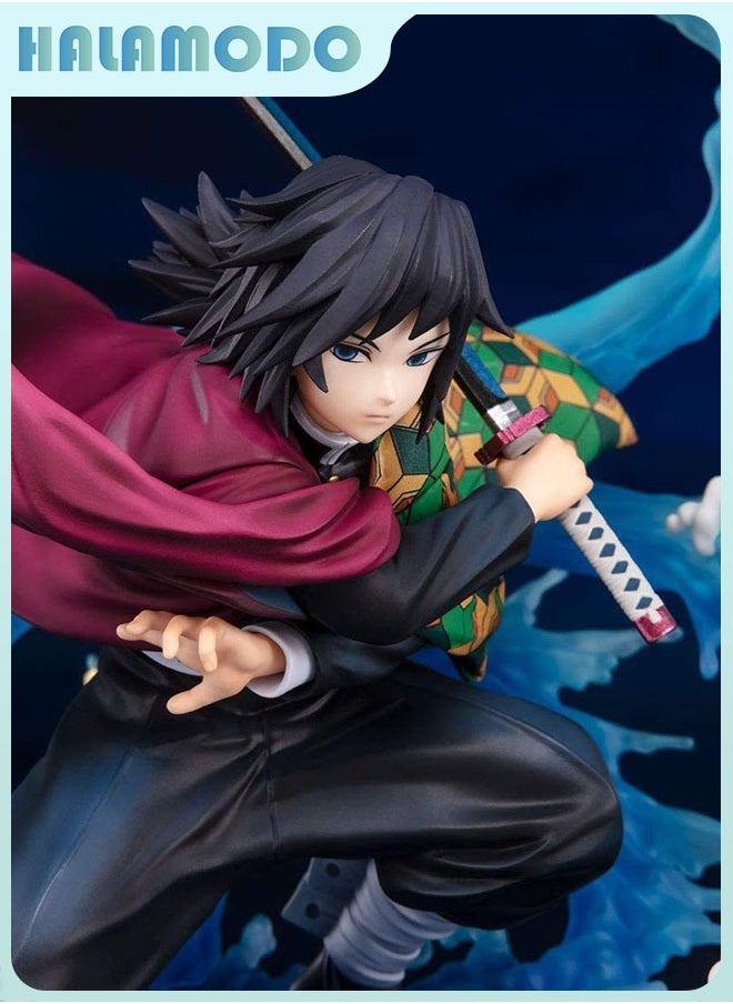 HALAMODO Giyu Tomioka ZERO Series 17cm Action Figure ，Desk Ornament and Cool Birthday Gift for Kids  - Image 1