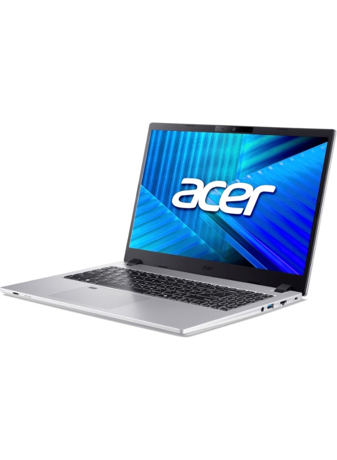 Acer TravelMate P214 Business Laptop, Intel Core Ultra 7 255U vPro.14” WUXGA 16GB DDR5 RAM, 512GB NVMe SSD, Wi-Fi 6, Webcam, Microphone, DOS, Englis backlight Keyboard Office & Corporate Use, 3 Yr Warranty Silver - Image 2