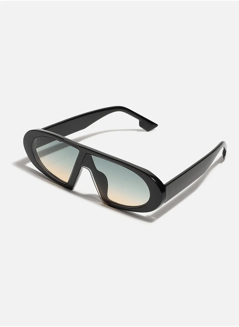 صوص هاوت Black Oversized Sunglass