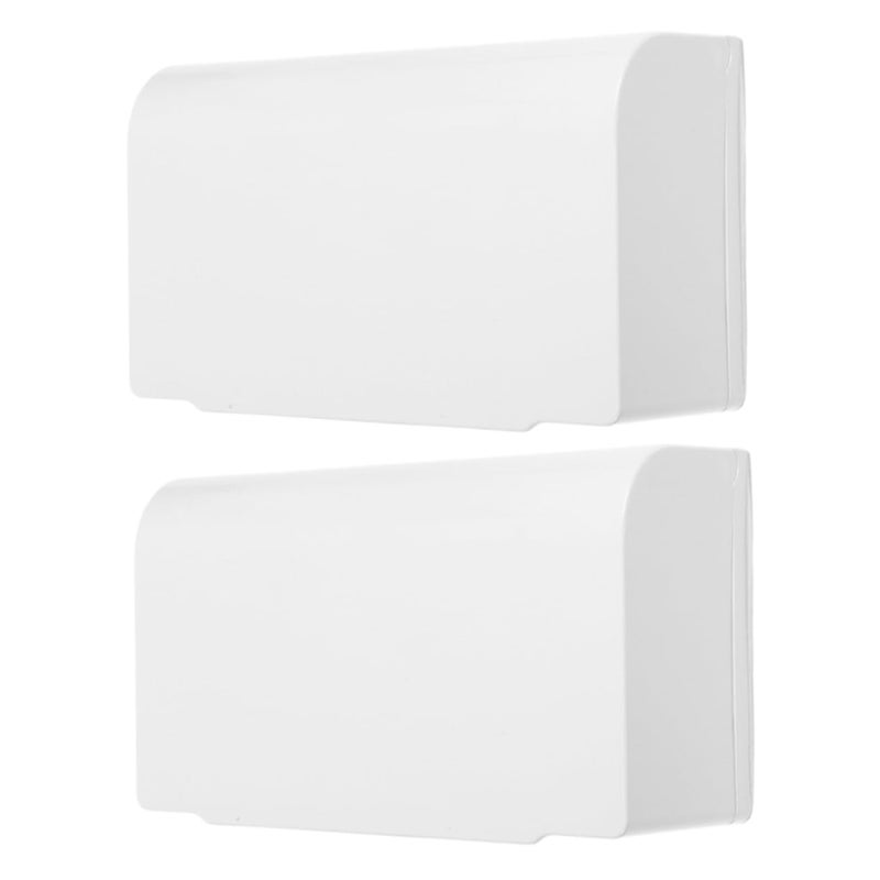 KICHOUSE 2 Pack Adhesive Weatherproof Outlet Box Covers For Wall Easy Installation - Image 2