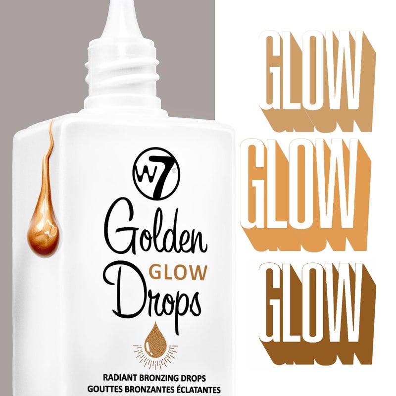 W7 Golden Glow Drops - Liquid Bronzing Drops For Flawless Skin & A Radiant Finish - Image 3