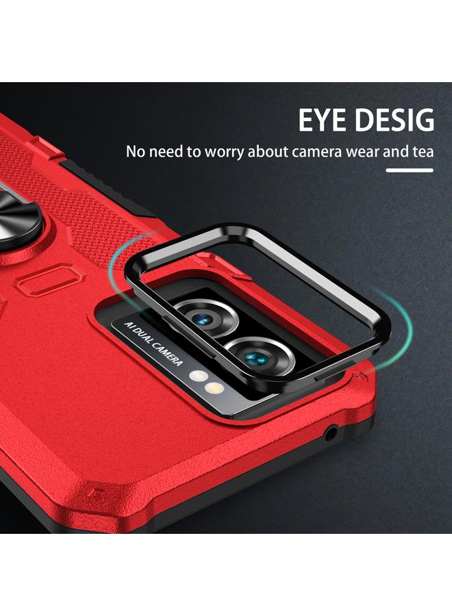 S-TOP Case For OPPO A57 5G Ring Holder Armor Hybrid Phone Case - Image 4