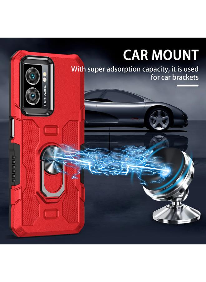 S-TOP Case For OPPO A57 5G Ring Holder Armor Hybrid Phone Case - Image 3
