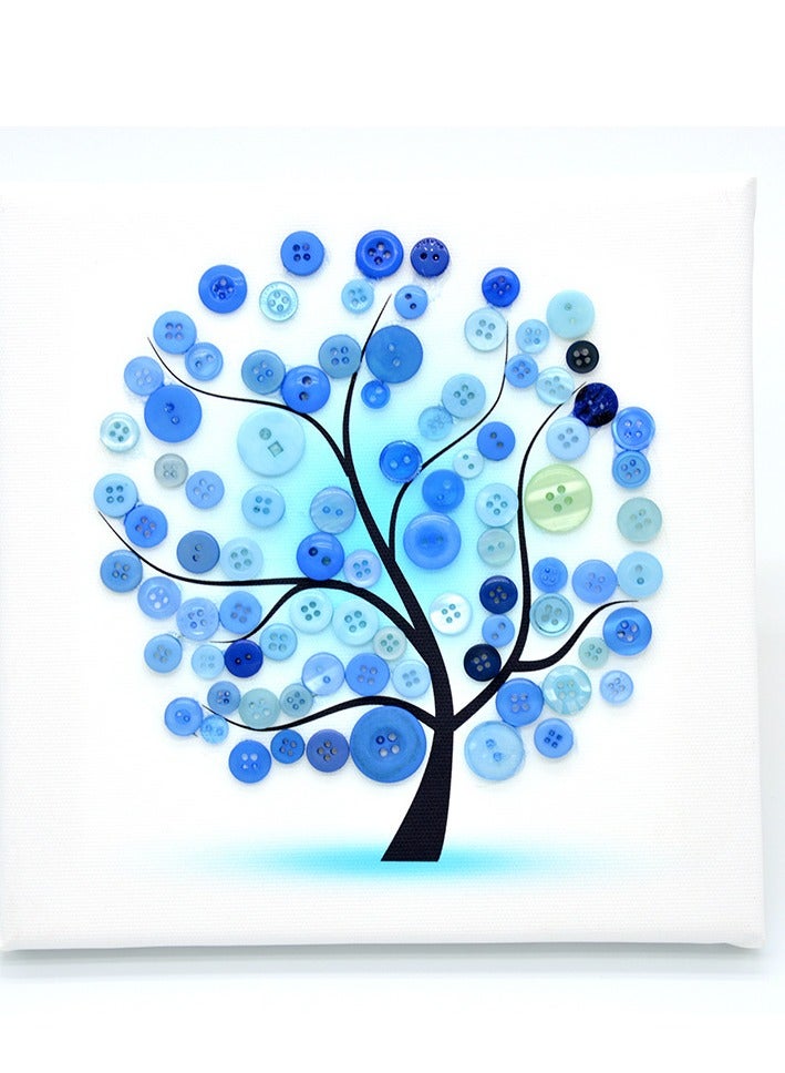 600 Pcs Colorful Resin Buttons Set, Assorted Sizes 2 & 4-Hole Round Craft Buttons for Sewing, DIY Projects & Kids' Creative Crafts - Image 5