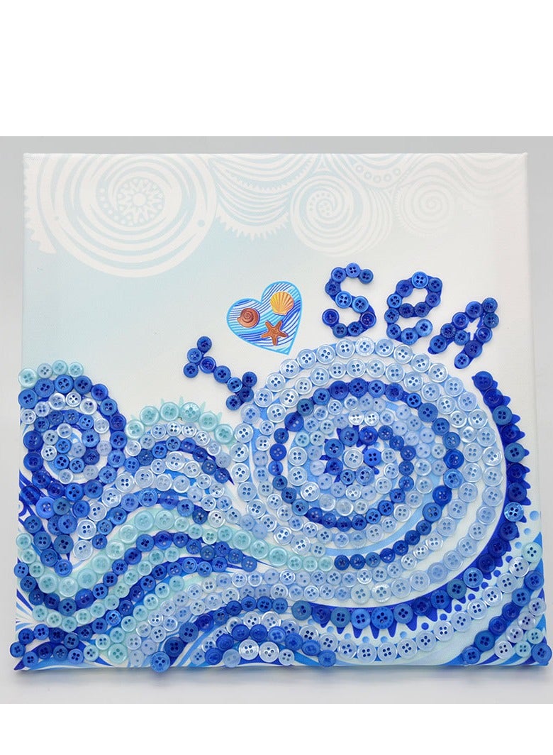 600 Pcs Colorful Resin Buttons Set, Assorted Sizes 2 & 4-Hole Round Craft Buttons for Sewing, DIY Projects & Kids' Creative Crafts - Image 4