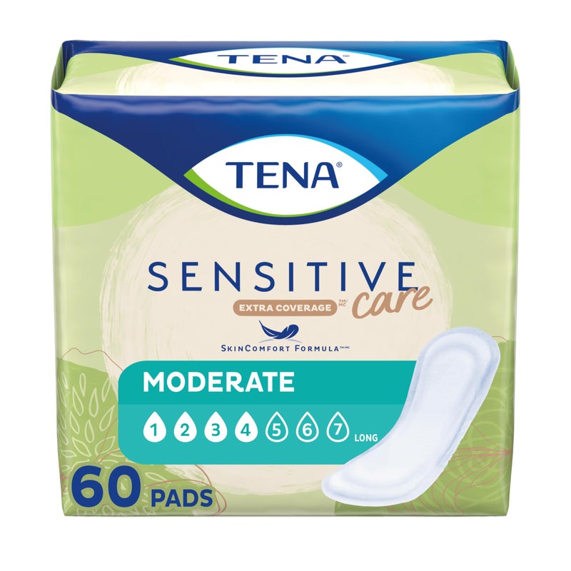 Tena Intimates Moderate Long Incontinence Pad For Women 60 Count