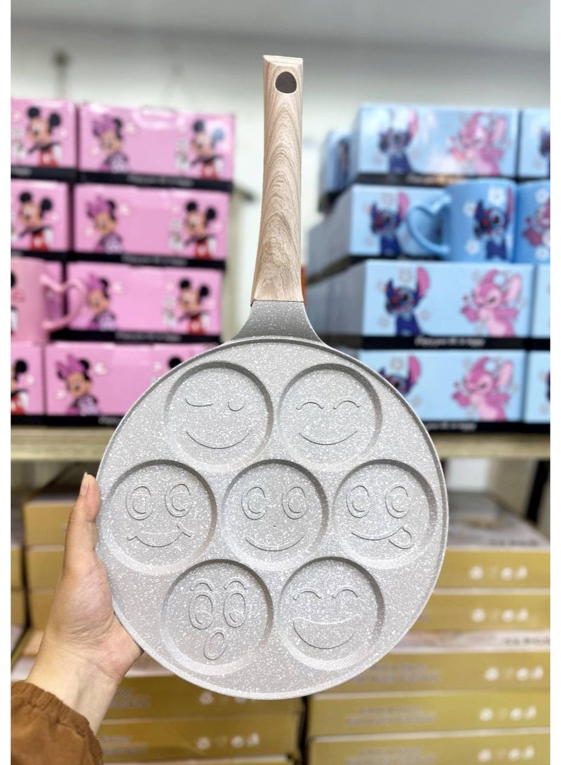 Granite pancake pan, 7 different shapes, non-stick