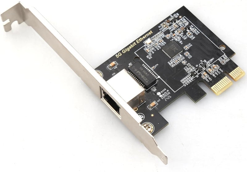 Tenext Realtek Chipset 5 Gigabits Gbps PCIe PCI Express Ethernet Network Interface Card Adapter with Low Profile Bracket for Desktop PC/Mac(No Software) - Image 2