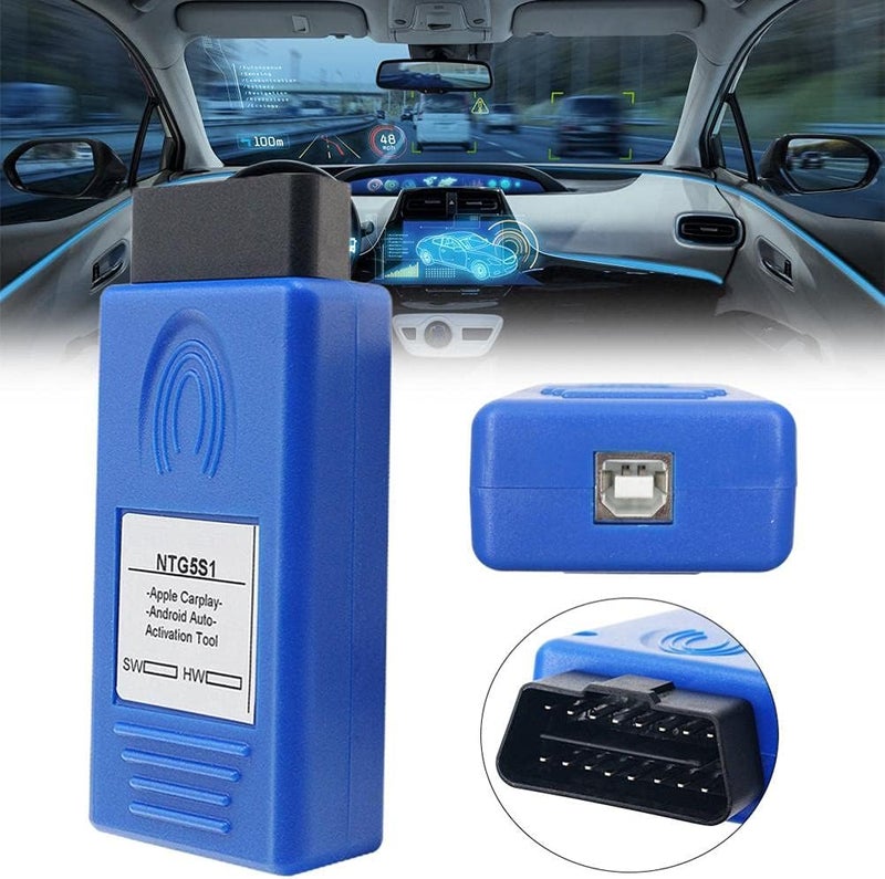 Car Activation Tool NTG5 S1 Plug and Play Compatible Benz OBD Activation Tool Applicable Upgrade Entertainment System (Blue) - Image 3