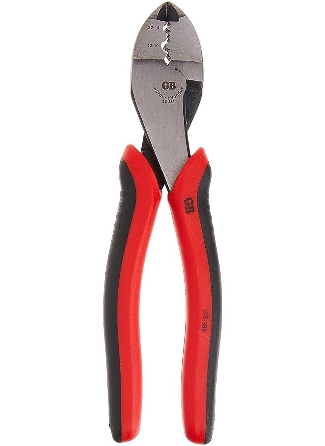 Gardner Bender - Bender GS-388 Electrical Pliers, Crimper & Cutter, Comfort Grip, Aluminum & Copper Wire, Hand Tool, 8 in, Red - Image 1