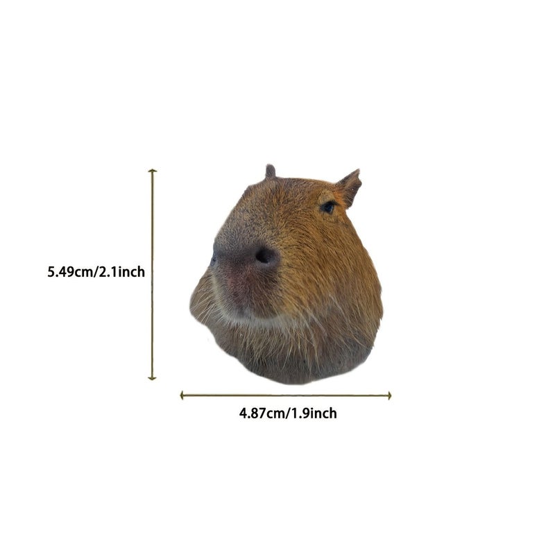 Multicolor Matte Capybara Sticker Set for Phone Laptops Bottles 50pcs - Image 2