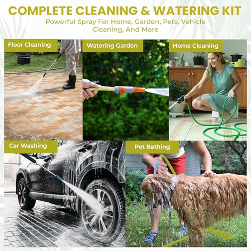 Roots & Leaf 15 Meter 0.5 Inch PVC Water Pipe - Yellow (1 Pc)| Lightweight, Durable & Flexible| Hose with Accessories Connector & Clamps| Watering Garden, Cleaning, Outdoor-Indoor Use - Image 3