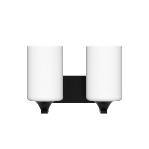 BrightLyt Dual/Double Wall Lights for Living Room, Wall Lamps for Bedroom/Home Decoration (Classic Design White Frosted Glass, Two Shade) - Image 4