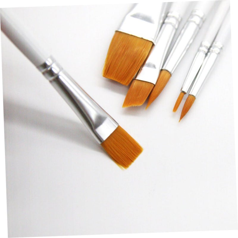 DOITOOL 6pcs Artistic Water Brush Pen Painting Brush Sets for Acrylic Oil Watercolor Gouache - Image 2