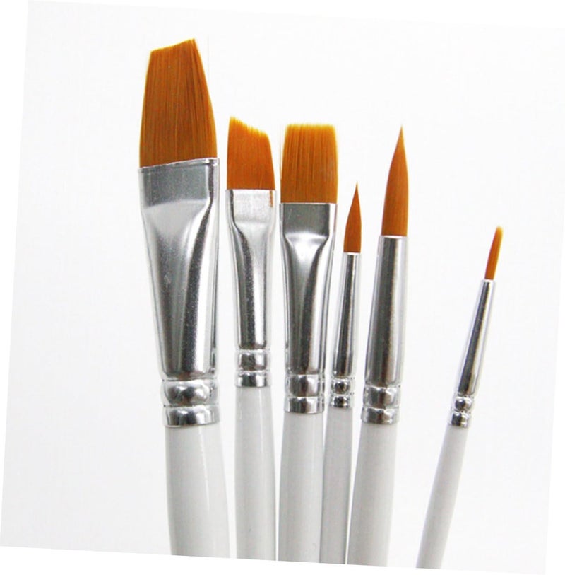 DOITOOL 6pcs Artistic Water Brush Pen Painting Brush Sets for Acrylic Oil Watercolor Gouache - Image 5
