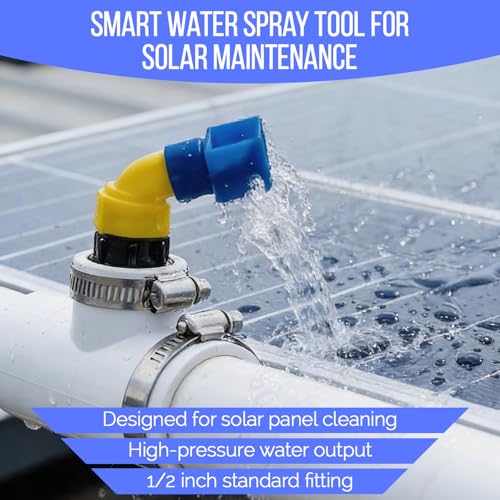 APAV Solar Panel Cleaning Sprinkler Shower – 1/2 Inch Standard Size, High-Pressure Nozzle, Durable & Efficient Water Spray for Optimal Solar Panel Cleaning (Pack of 5) - Image 2