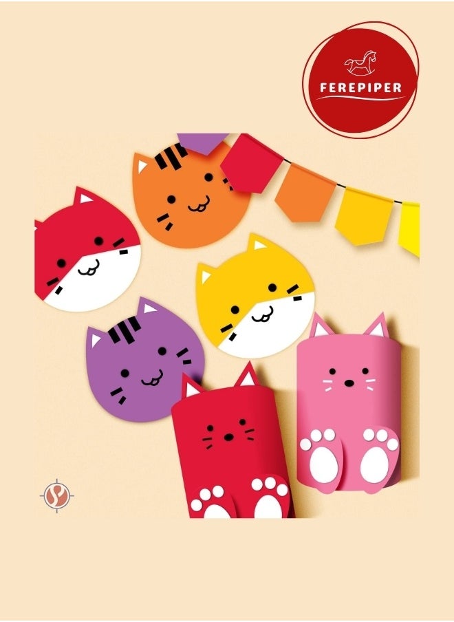 ferepiper - Ferepiper™ 100PCS A4 size 10 assorted colors 80 gsm copier quality paper for printing art craft origami - Image 1