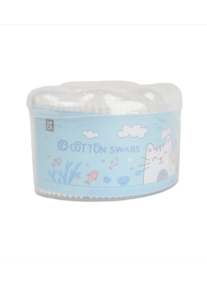 Meow Claw Large Canned Bamboo Cotton Swabs 500  - Image 2