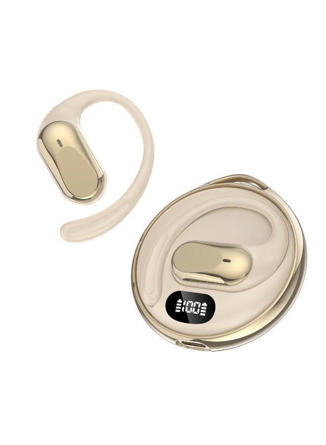 TWS Bluetooth Earbuds, Gold with AB5756T Mainboard, Dual 13mm Copper Ring Speakers & Touch Control - Image 2