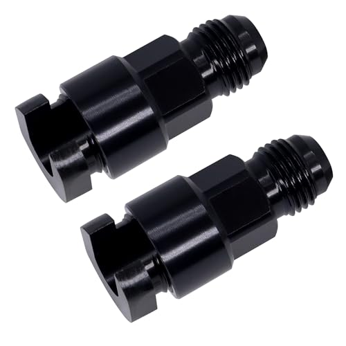 OXCANO 6AN Male to 5/16" Quick-Disconnect Female Push-On EFI Fuel Rail Fitting Aluminum 2pcs - Image 2