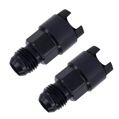 OXCANO 6AN Male to 5/16" Quick-Disconnect Female Push-On EFI Fuel Rail Fitting Aluminum 2pcs - Image 5