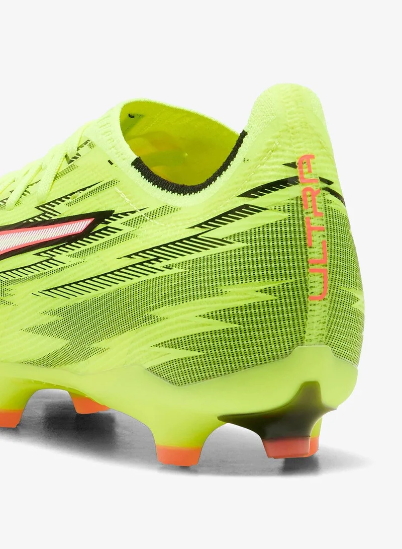 Puma Yellow Alert-PUMA Black-Glowing Red-Lime Squeeze Ultra 6 Match FG for Men | Best Price UAE