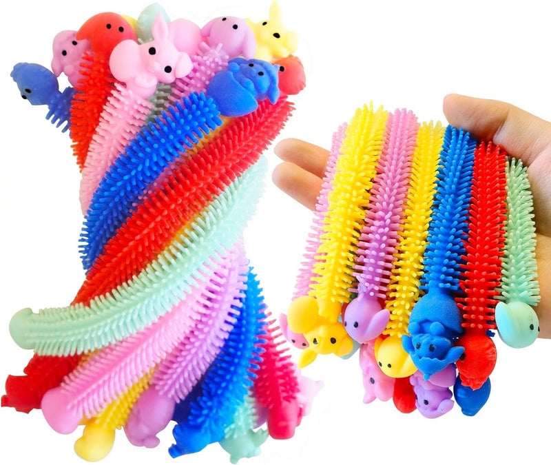 Holydeck 24 Pack Easter Stretchy Strings Sensory Toys Pack with Rabbit Chick Great for Kids Girls Boys Easter Basket Stuffers Eggs Fillers Gifts Party Favors (Easter) - Image 1
