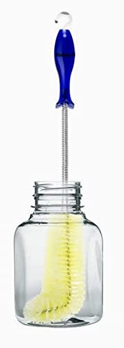 Nimbose Plastic Bottle Cleaning Brush Steel Long Handle, Cup Cleaner Brush, Bottle Brush for Flask, Kettles & Jugs Cleaning (Pack of 2, Multicolor) - Image 5