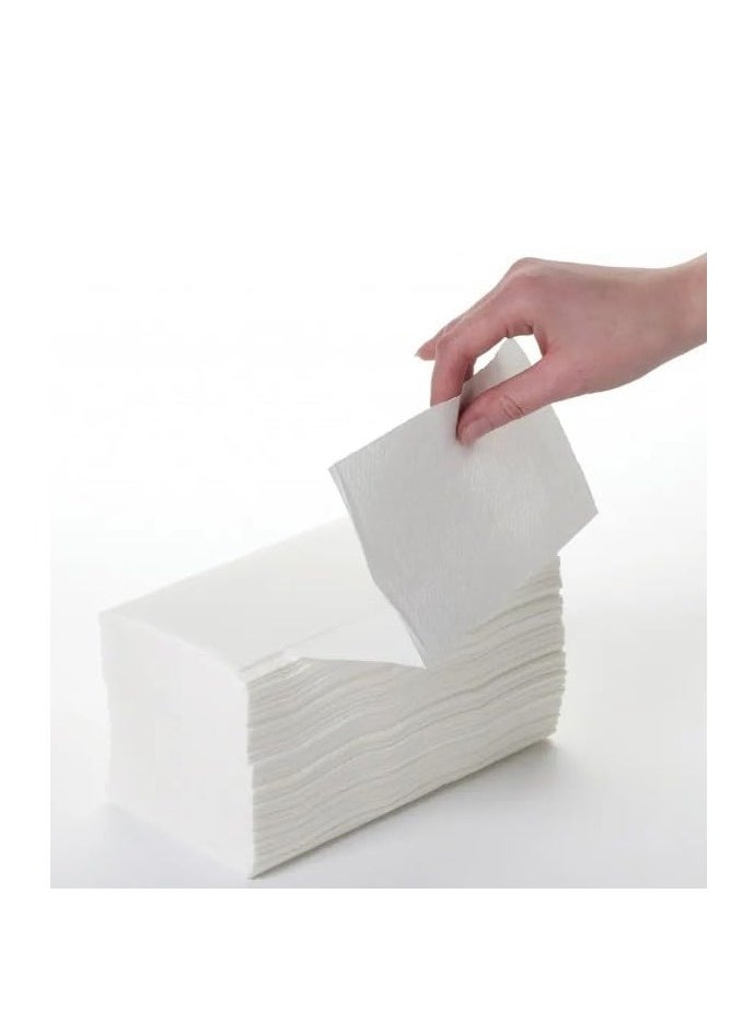 Generic Interfold Hand Tissues (150 Sheets x 20 Packs) 3000 Count, Made in UAE  - Image 4