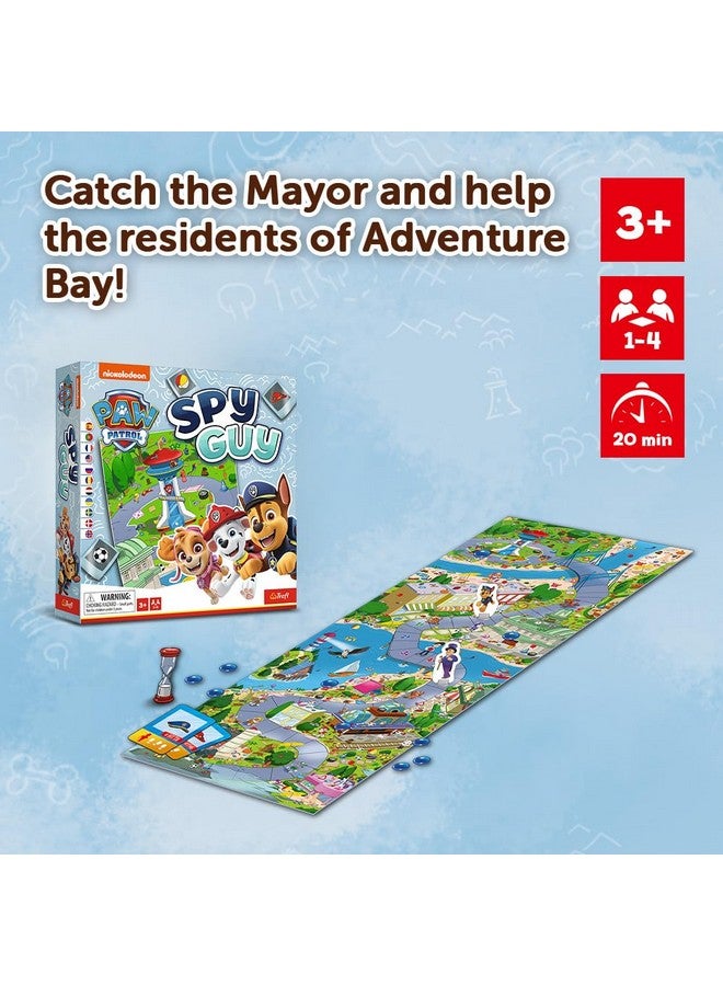 Trefl تريفيل - لعبة سباي غاي من باو باترول، لعبة تعاونية للتحقيق، لعبة لوحية عائلية، تشيس والفريق يبحثون عن الأدلة، لوحة كرتونية ضخمة، للبالغين والأطفال من عمر 3 سنوات وما فوق - Image 2