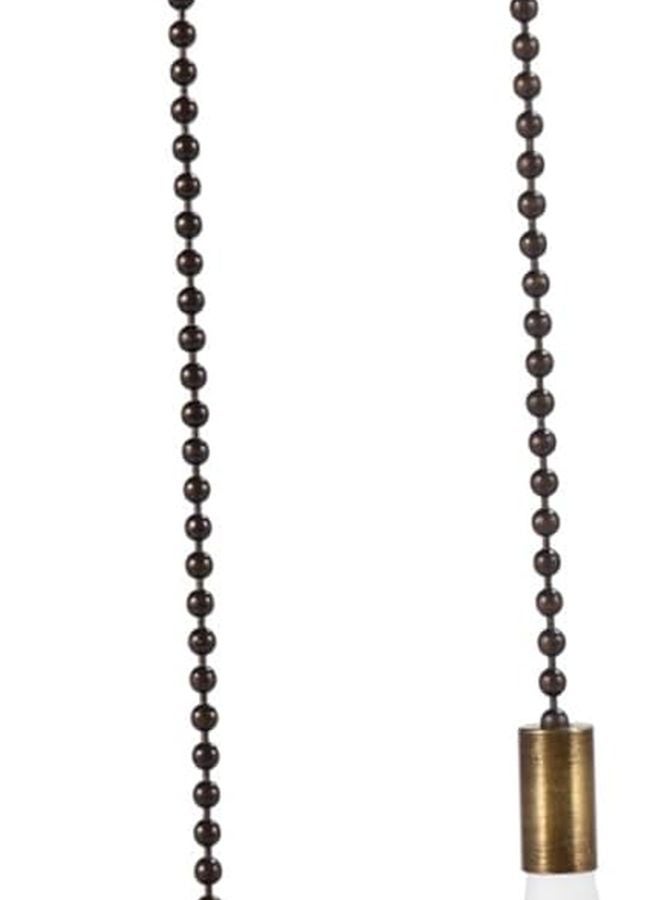 Antique Beaded Pull Chain Extension For Ceiling Fan And Lamp Replacement 2 Pack - Image 1