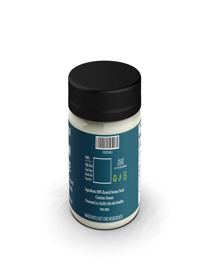 Minimal Pure White Tahini Paste, 125g, Smooth Creamy Sesame Seed Condiment for Hummus, Dressings, Baking, No Additives - Image 4