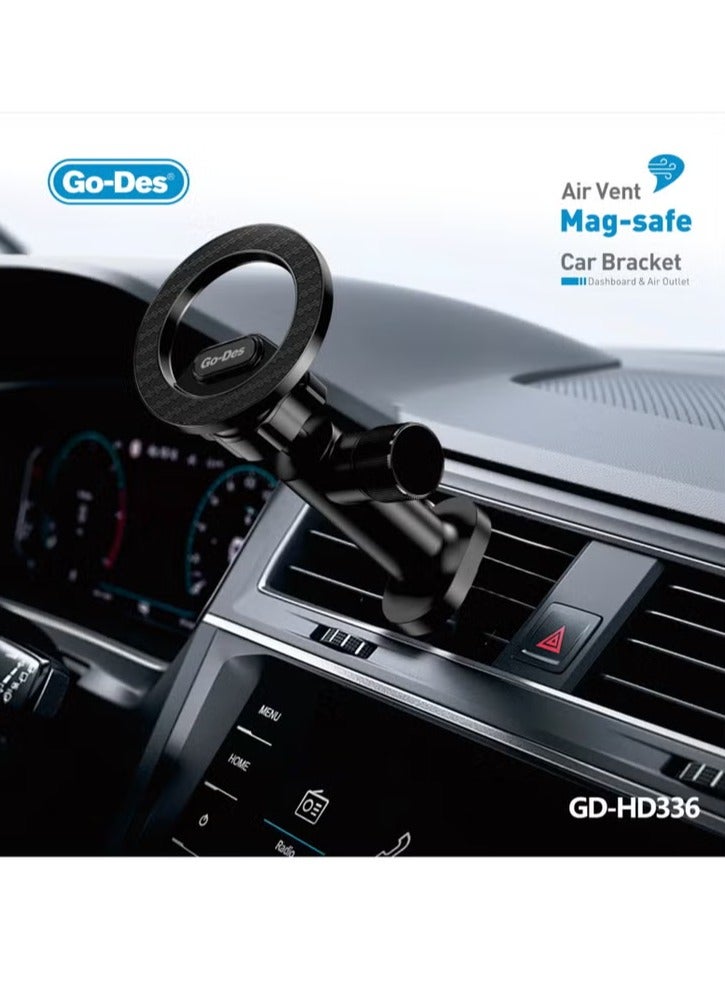 GO-DES HD336 Universal Car Mount Holder for Smartphones and GPS Devices - Image 2