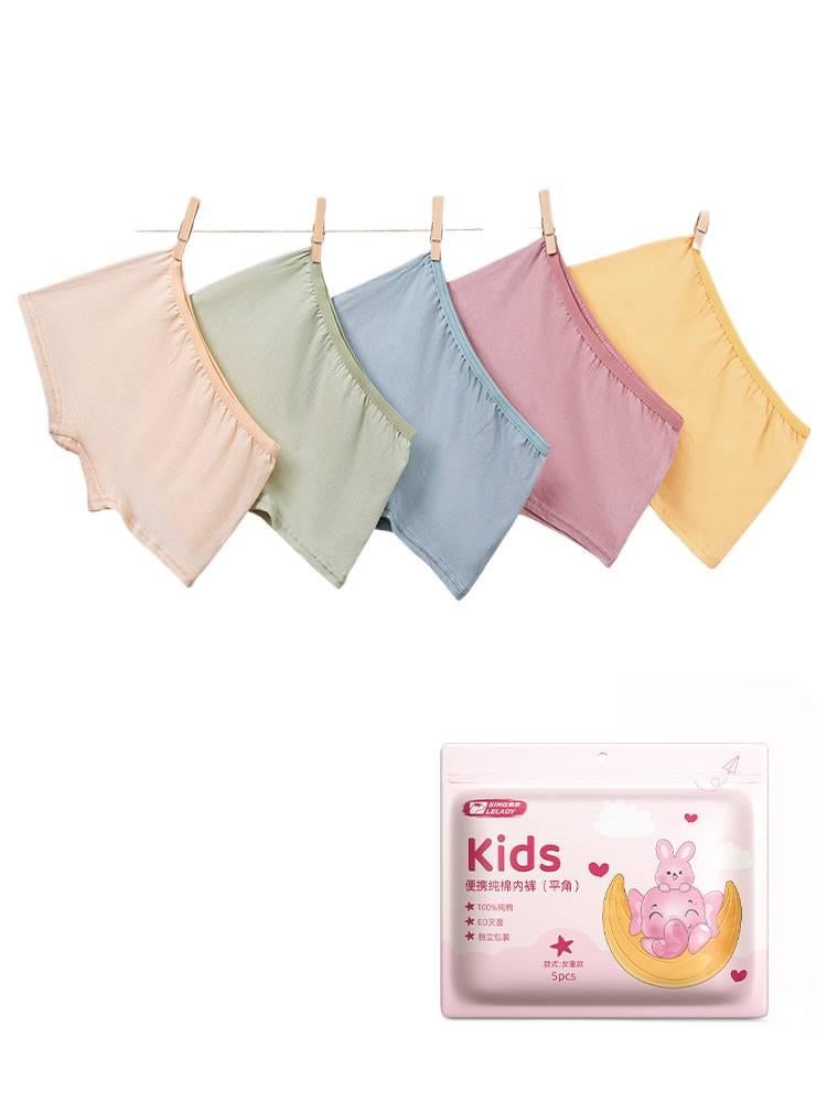 5 Pack Disposable Panties Women Cotton Sterile No Wash Travel Hotel Size L for 25kg 40kg for Tabletop Use - Image 1