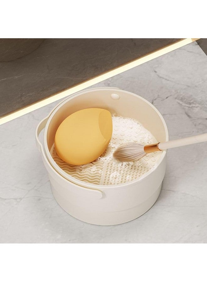 Azelf Cosmetic Storage Box Rotating Pen Holder Dressing Table Desktop Large Capacity Makeup Brush Lipstick Eyeshadow Hairpin Storage Rack - Image 5