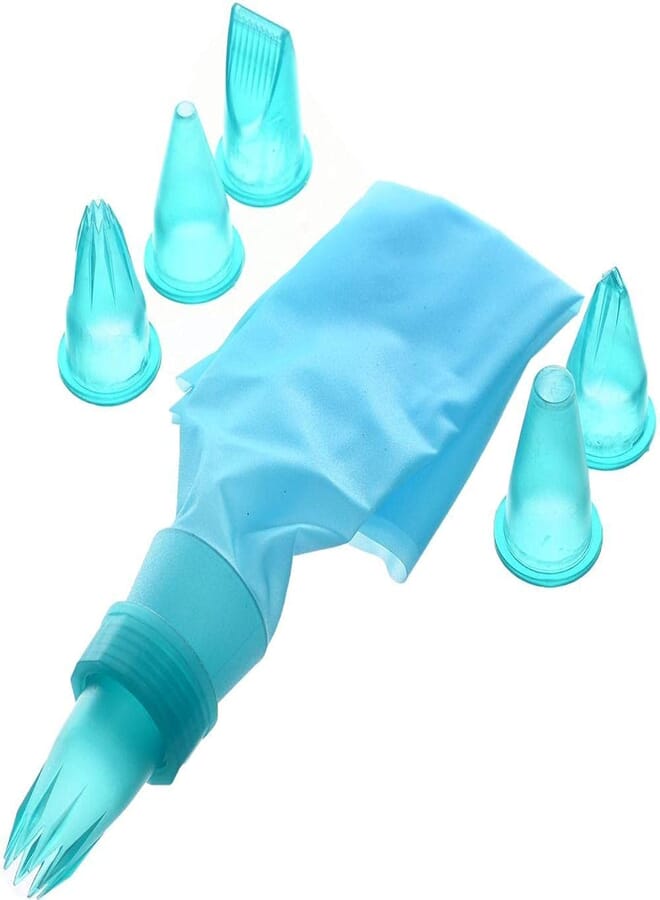 Silicon Cream Bag, Turquoise