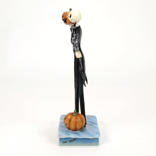 Enesco Disney Traditions by Jim Shore The Nightmare Before Christmas Jack Skellington Holding Pumpkin Figurine 925 Inch Multicolor - Image 3