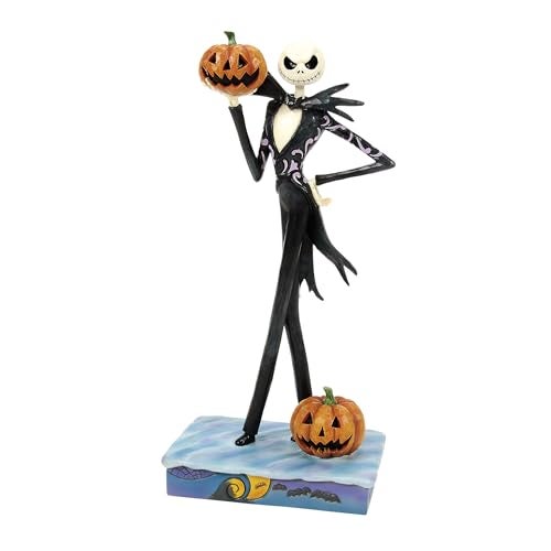 Enesco Disney Traditions by Jim Shore The Nightmare Before Christmas Jack Skellington Holding Pumpkin Figurine 925 Inch Multicolor - Image 1