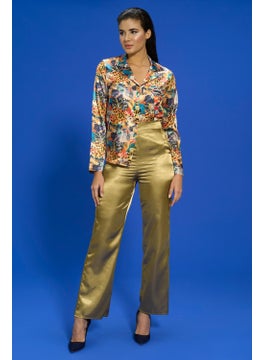 for you in&out 6-Piece Patterned Green Pajama Set S27481  - Image 1
