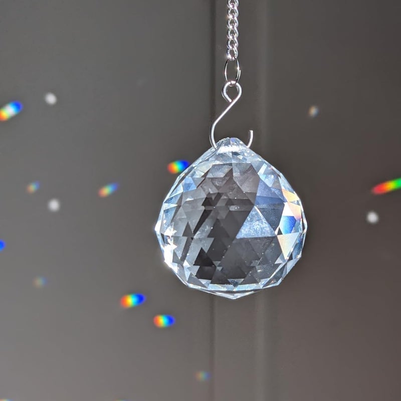 Memorialight Modern Grief Gift  40mm Crystal Ornament Rainbow Maker  Unique Memorial Gift for Loss of Family  Loved Ones  Miscarriage  Best for Funeral Gift  Sympathy  Bereavement  Daily Remembrance - Image 4