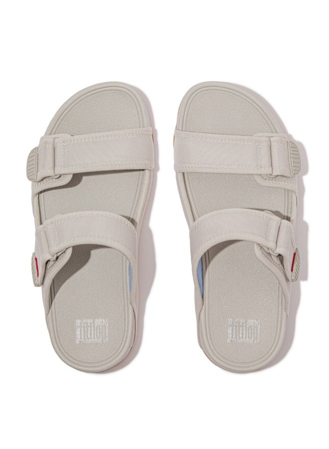 FitFlop 049-775 Fitflop Mens Gogh Moc Mens Adjustable Water-Resistant Slides GT3-A93 Grey - Image 3