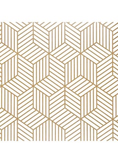 التعارف ملصقات حائط سداسية الشكل مقاومة للماء من ANNACREATIONS مقاس 45 × 304 سم ذاتية اللصق لتزيين غرفة المعيشة وغرفة النوم من الفينيل PVC ملصقات حائط DIY  - Image 1