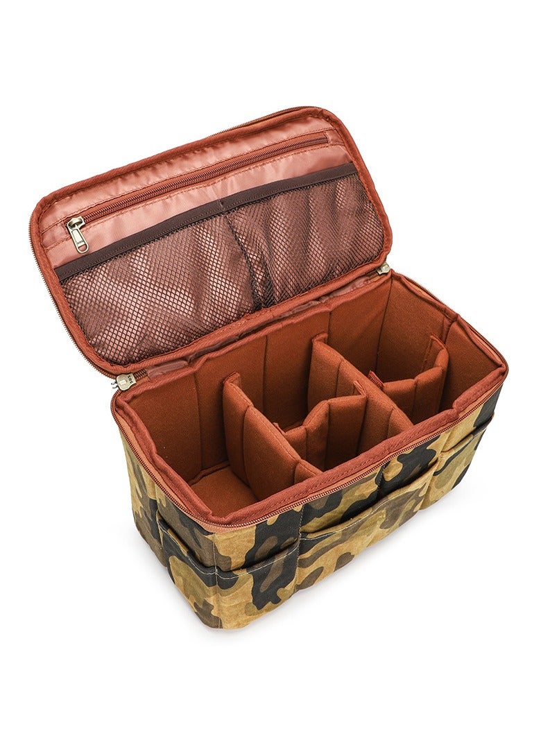 SLR digital camera liner bag micro single lens tube storage bag Portable photography lens bag is classified and placed for intimate protection - Image 1