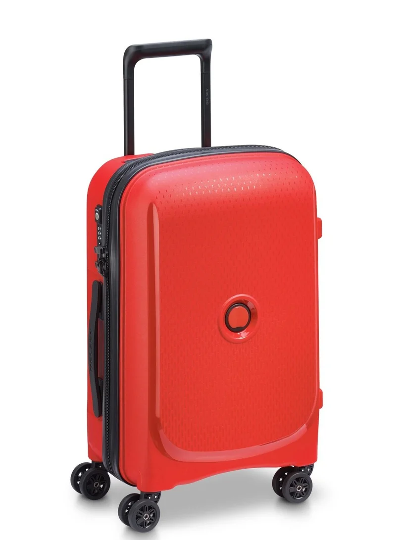 ديلسي _باريس Belmont+ 55cm Hardcase 4 Double Wheel Non-Expandable Cabin Luggage Trolley Faded Red