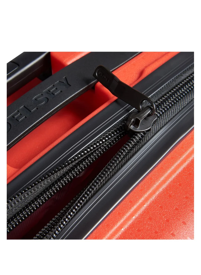 ديلسي _باريس Belmont+ 55cm Hardcase 4 Double Wheel Non-Expandable Cabin Luggage Trolley Faded Red