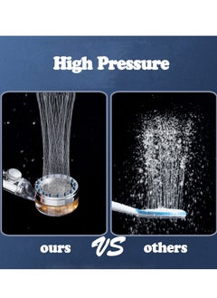 Y&D Shower Head, Head with Hose, Handheld Turbocharged Pressure Propeller Shower, Turbo Spa Massage  - Image 5