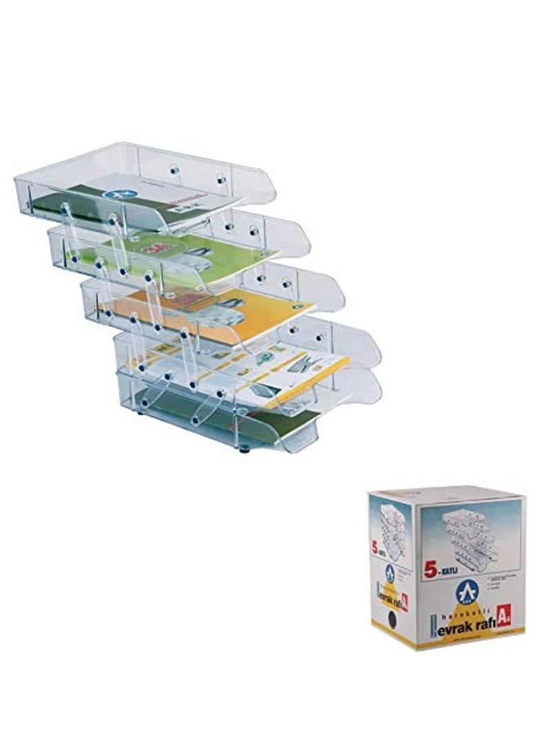 Ark 5-Tier Sliding Desk Tray