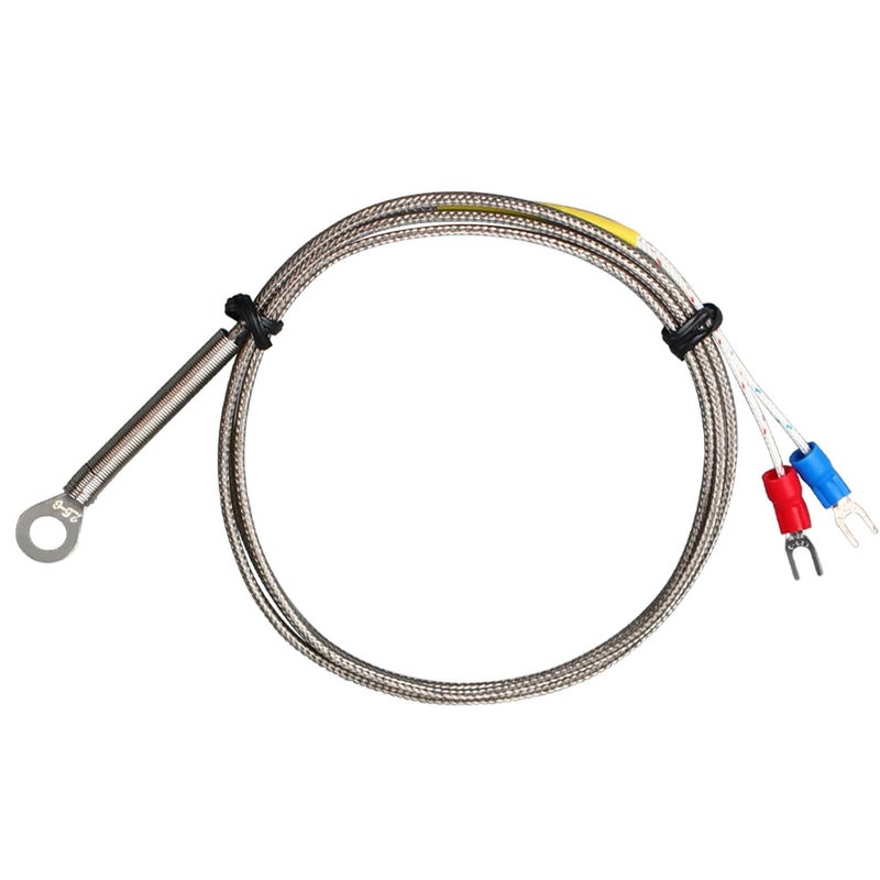 K Type Thermocouple Temperature Sensor Probe 4mm Hole 3 Meters High Thermal Resistance - Image 2