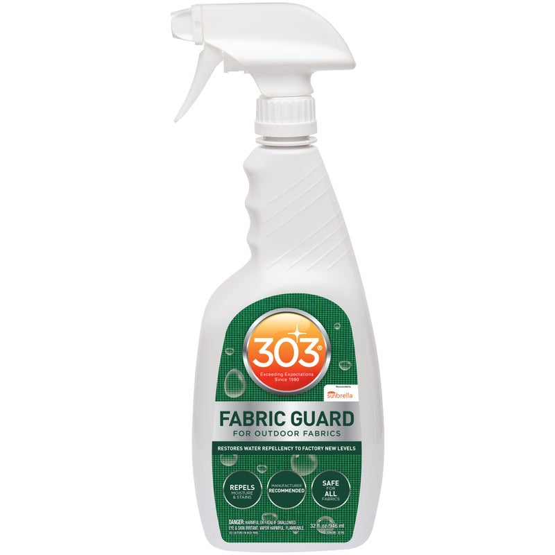 303 Products 303 Fabric Guard - Restores Water and Stain Repellency To Factory New Levels, Simple and Easy To Use, Manufacturer Recommended, Safe For All Fabrics, 32oz (30606CSR) - Image 1