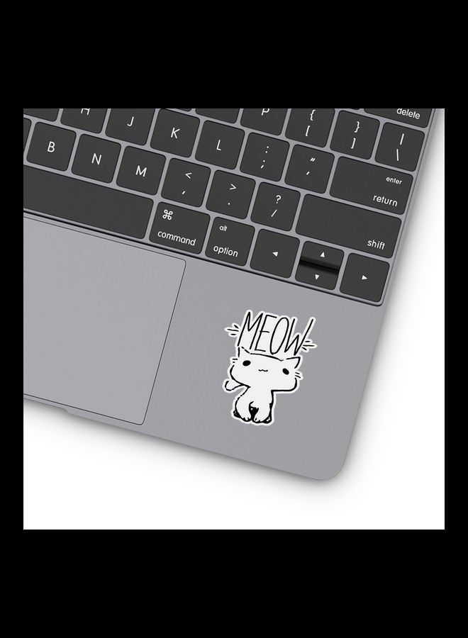 RKN Cute Cat Vinyl Stickers For Laptop 3inch - Image 1